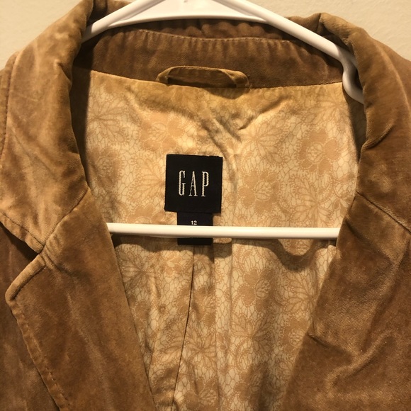 GAP women’s crushed velvet jacket/blazer - Picture 2 of 4
